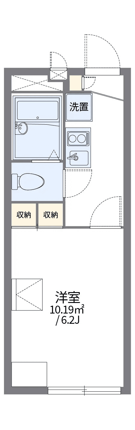 Sơ đồ bố trí căn P001123 — 1K
