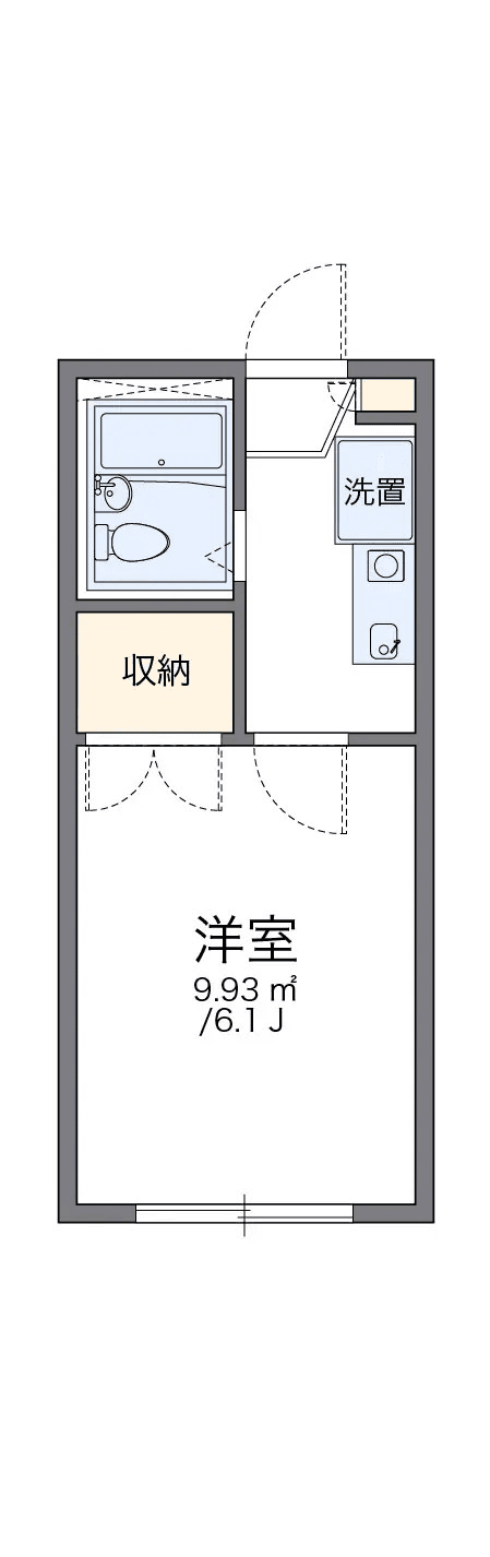 Sơ đồ bố trí căn P000478 — 1K