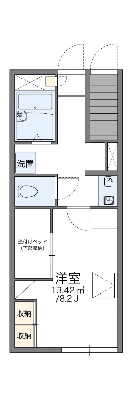 Sơ đồ bố trí căn P000763 — 1K
