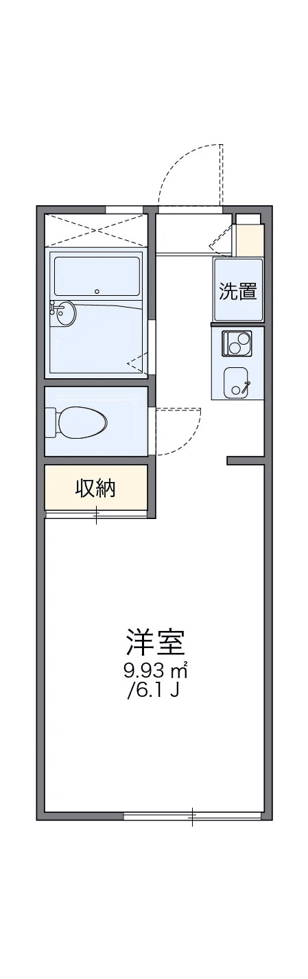 Sơ đồ bố trí căn P000626 — 1K