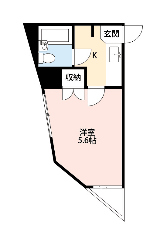Sơ đồ bố trí căn P000446 — 1K