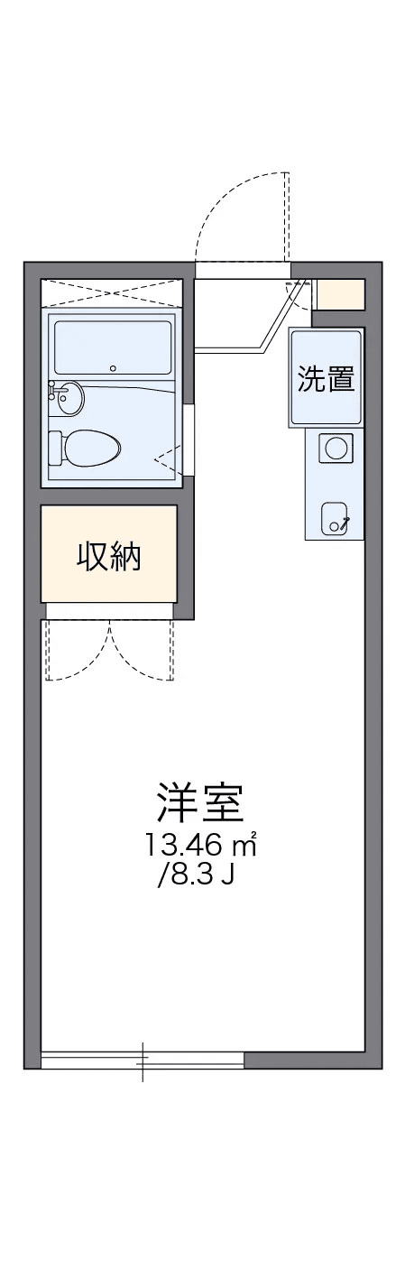Sơ đồ bố trí căn P000481 — 1K