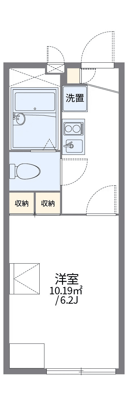 Sơ đồ bố trí căn P001070 — 1K