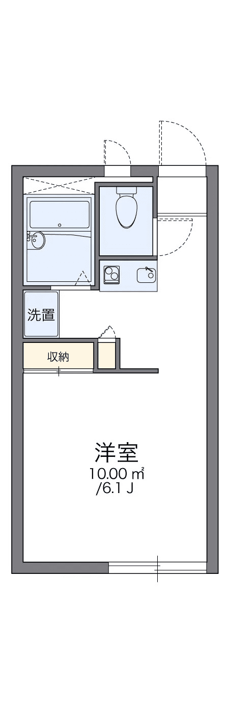 Denah unit P001470 — 1K