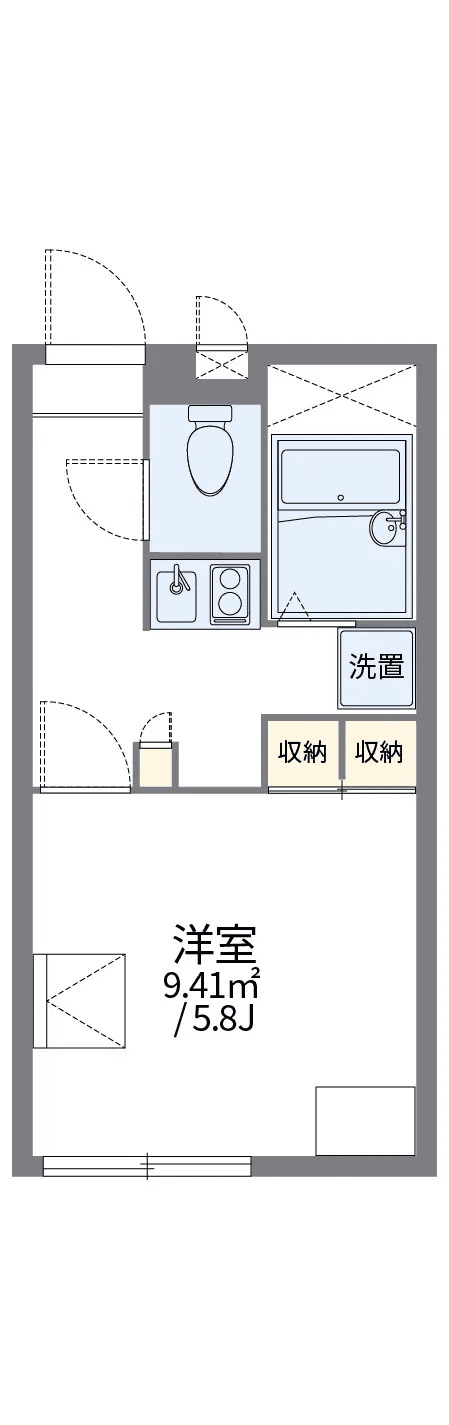 Sơ đồ bố trí căn P002407 — 1K
