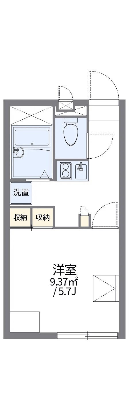 Sơ đồ bố trí căn P001151 — 1K