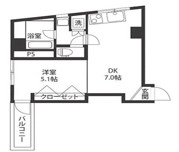 Sơ đồ bố trí căn P000119 — 1DK