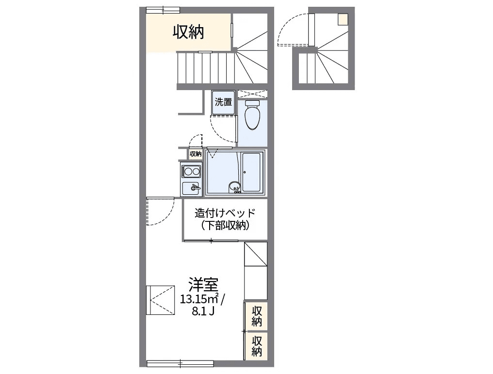 Sơ đồ bố trí căn P001088 — 1K