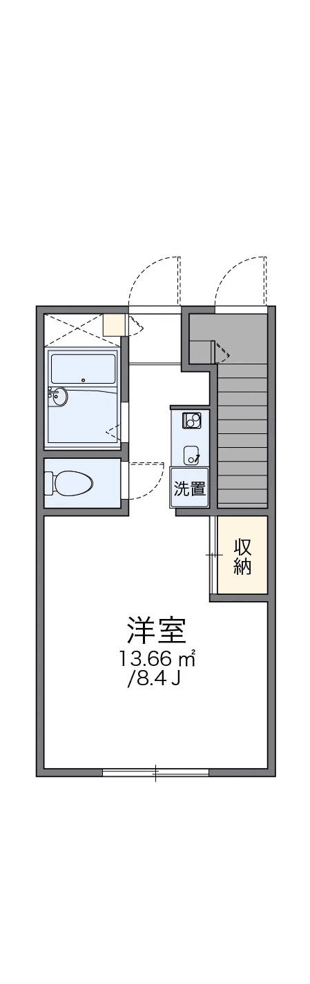 Sơ đồ bố trí căn P000633 — 1K