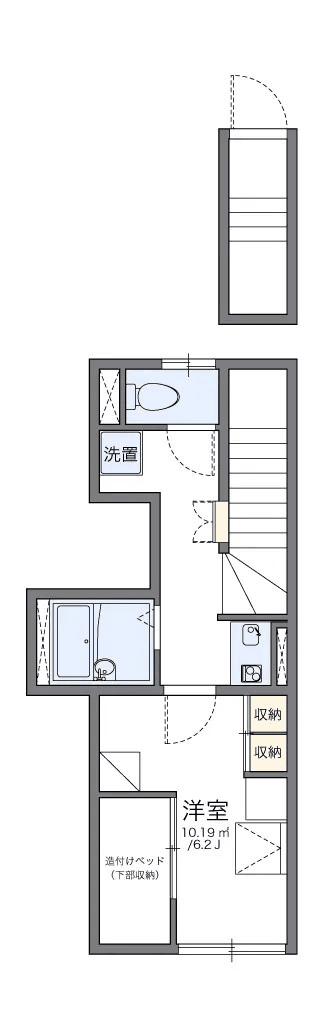 Sơ đồ bố trí căn P001169 — 1K