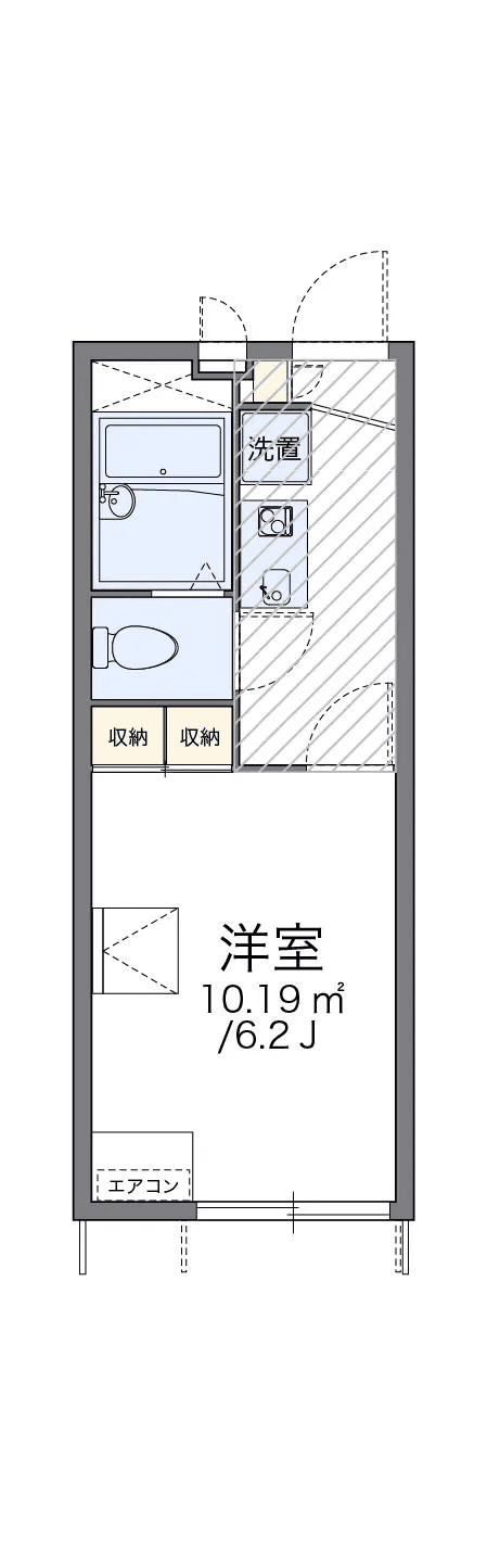 Sơ đồ bố trí căn P001192 — 1K