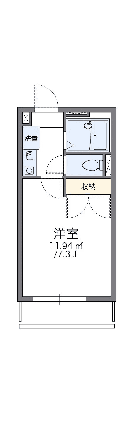Sơ đồ bố trí căn P000477 — 1K
