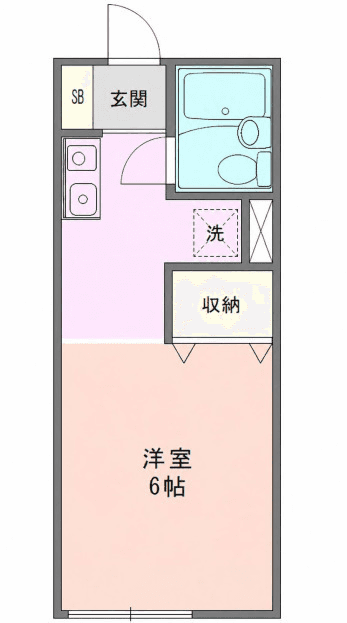 Denah unit P000966 — 1R