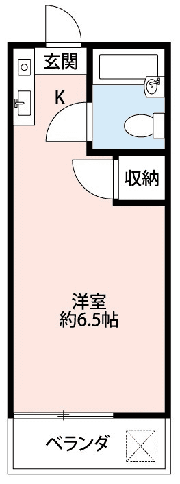 P000443 매물 평면도 — 1R