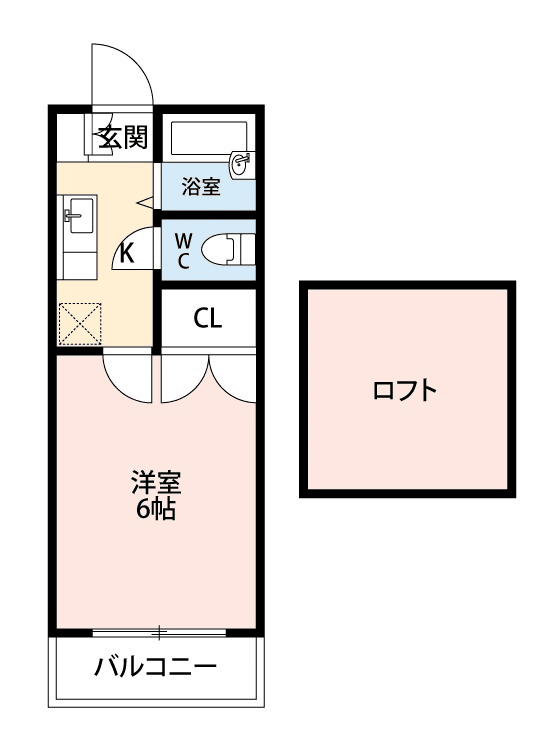 Denah unit P000420 — 1K