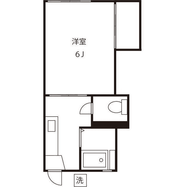 Denah unit P000938 — 1K