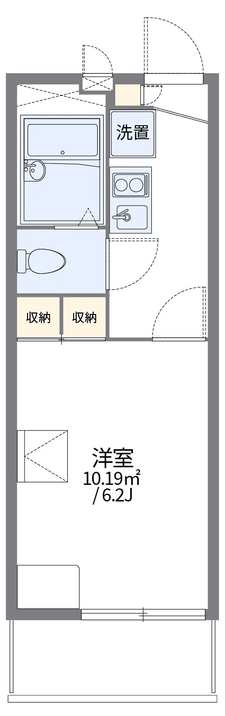 Sơ đồ bố trí căn P002413 — 1K