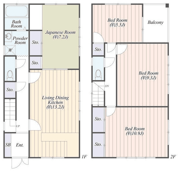 Denah unit P000880 — 4LDK