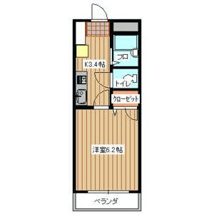 Denah unit P000284 — 1K