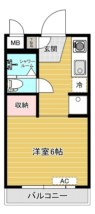 Denah unit P000295 — 1R