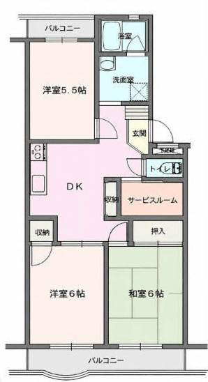 P001001 매물 평면도 — 3SDK
