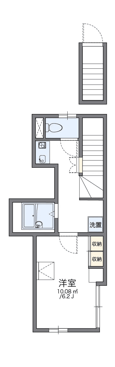 Denah unit P000747 — 1K