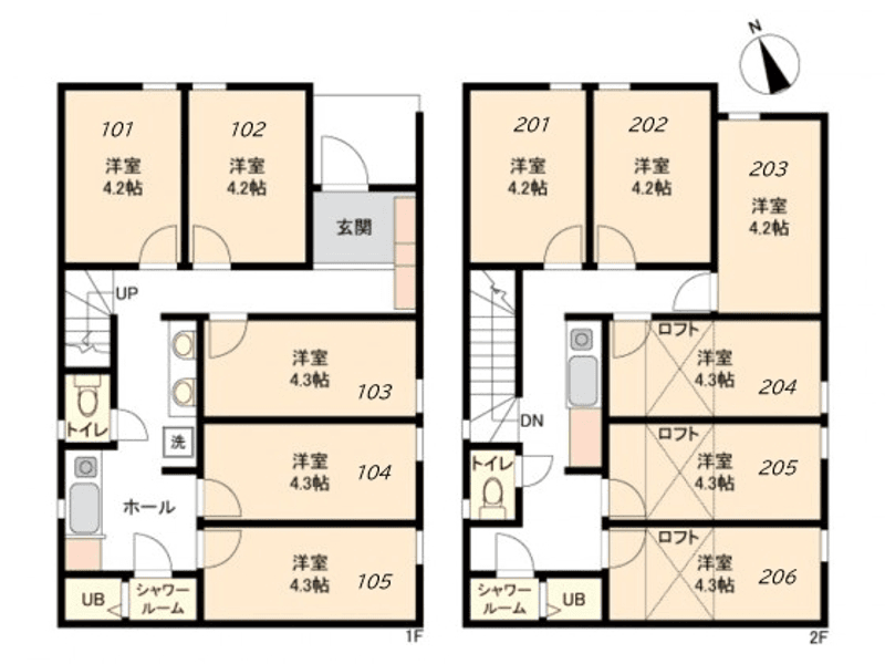 Denah unit P000408 — 1R