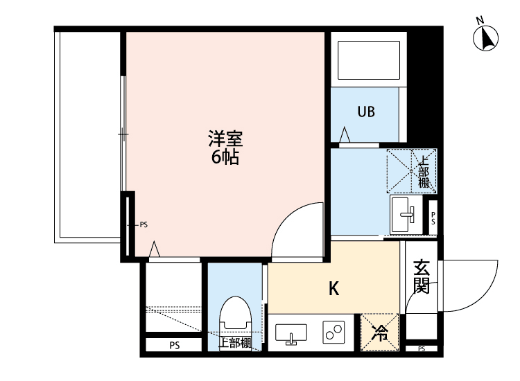 Floor plan of unit P000940 — 1K