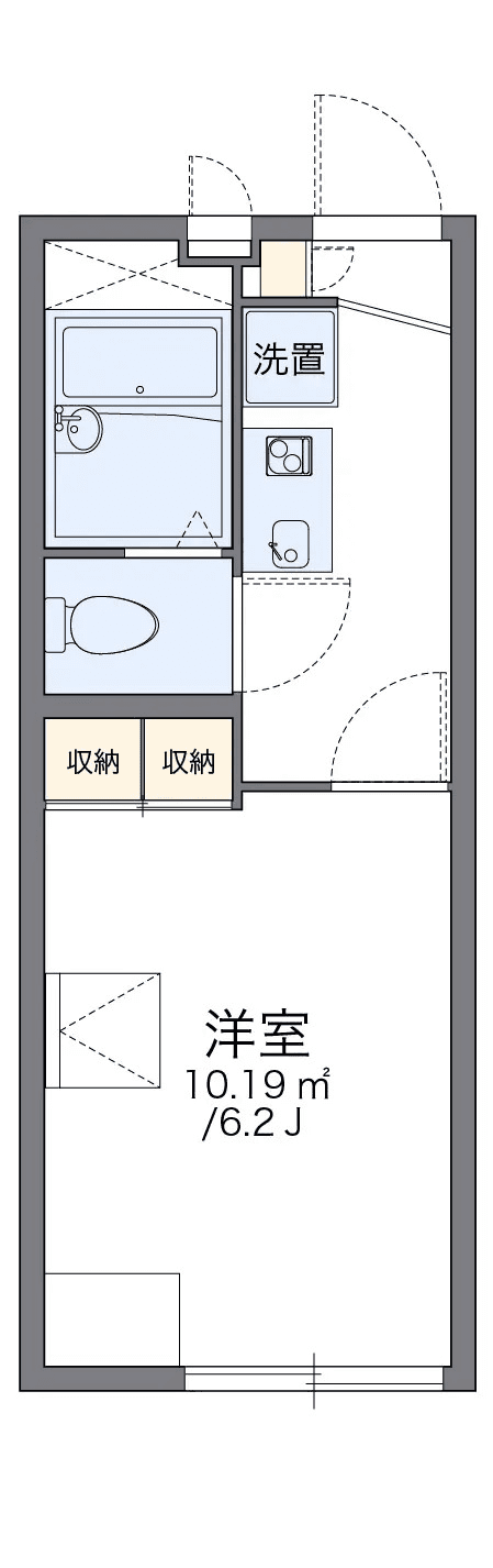 Sơ đồ bố trí căn P002188 — 1K