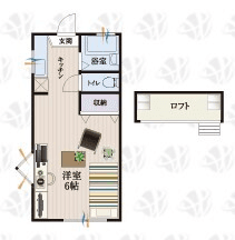 Denah unit P001022 — 1K