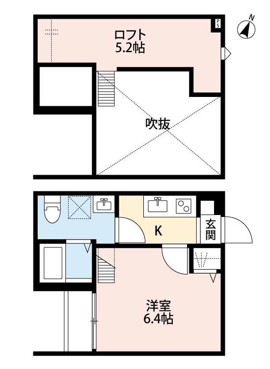 Denah unit P000891 — 1K