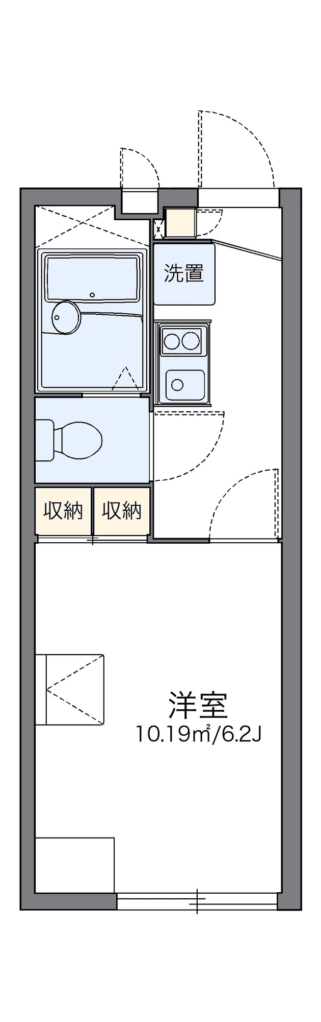 Sơ đồ bố trí căn P002215 — 1K