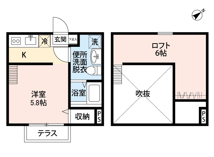 Denah unit P000039 — 1R