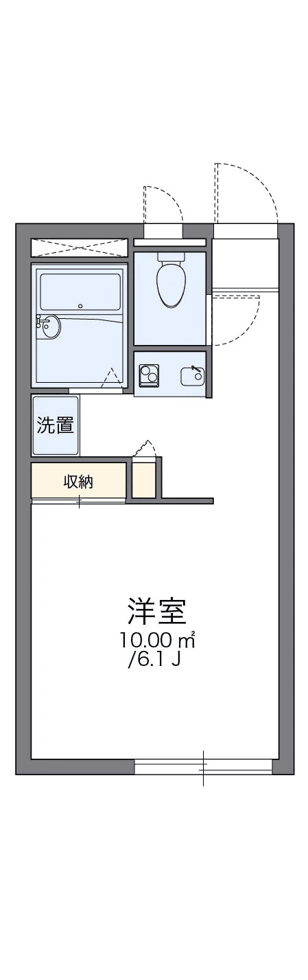 Denah unit P000563 — 1K