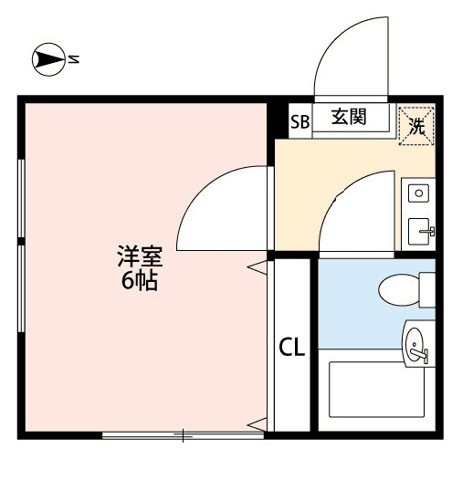 Denah unit P000448 — 1K