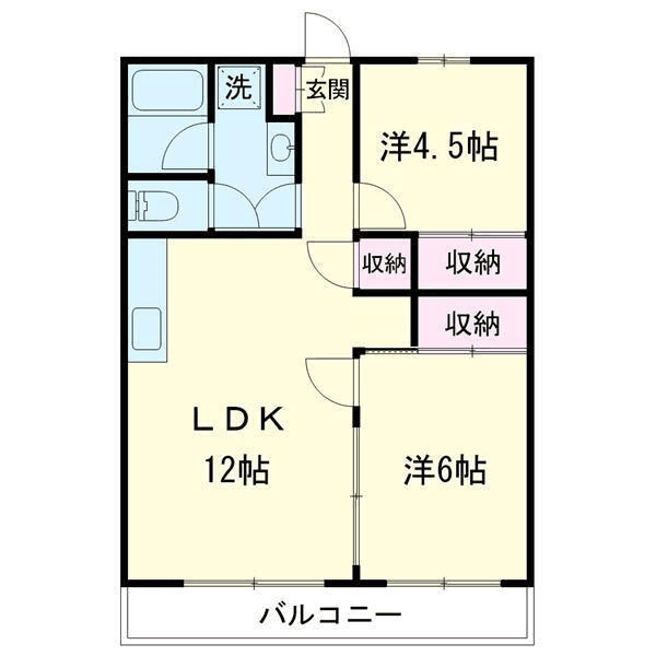कोठा P000927 को नक्सा — 2LDK