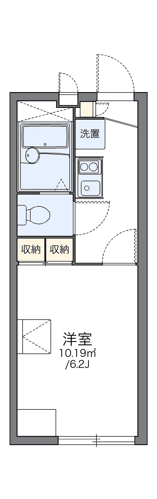 Denah unit P000862 — 1K