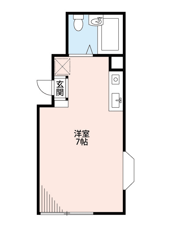 Floor plan of unit P000085 — 1R