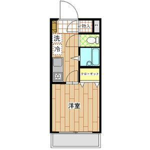 Floor plan of unit P000331 — 1K
