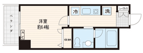 Denah unit P000881 — 1K
