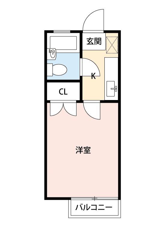 Denah unit P000435 — 1K