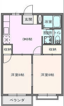 Denah unit P000937 — 2DK