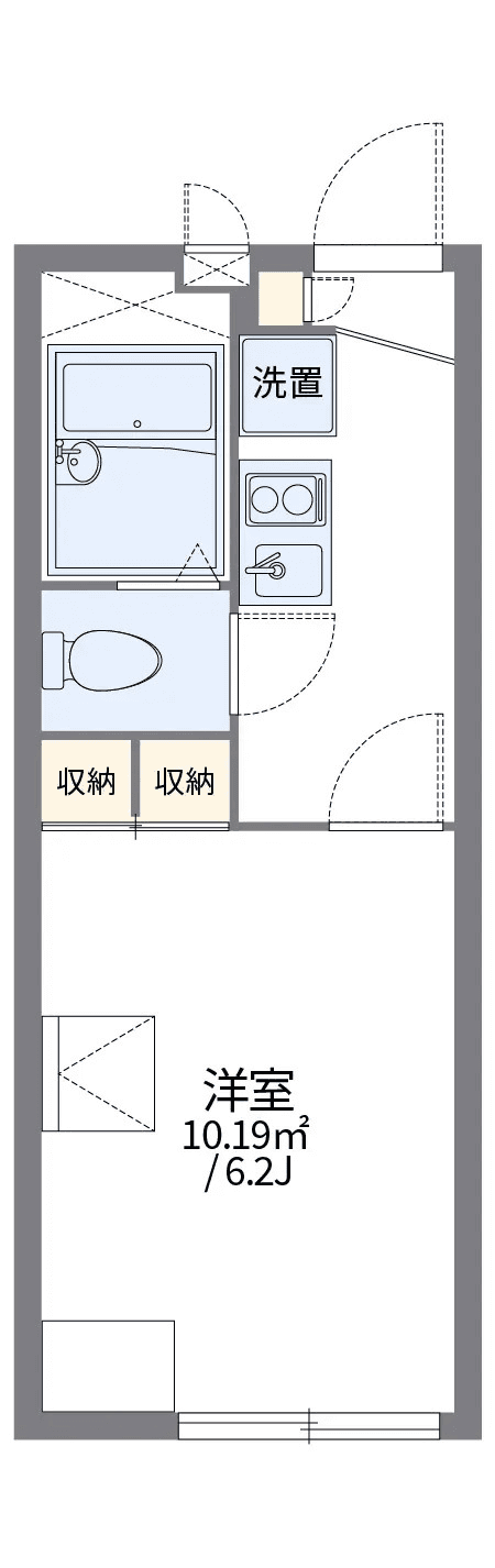 Sơ đồ bố trí căn P002487 — 1K