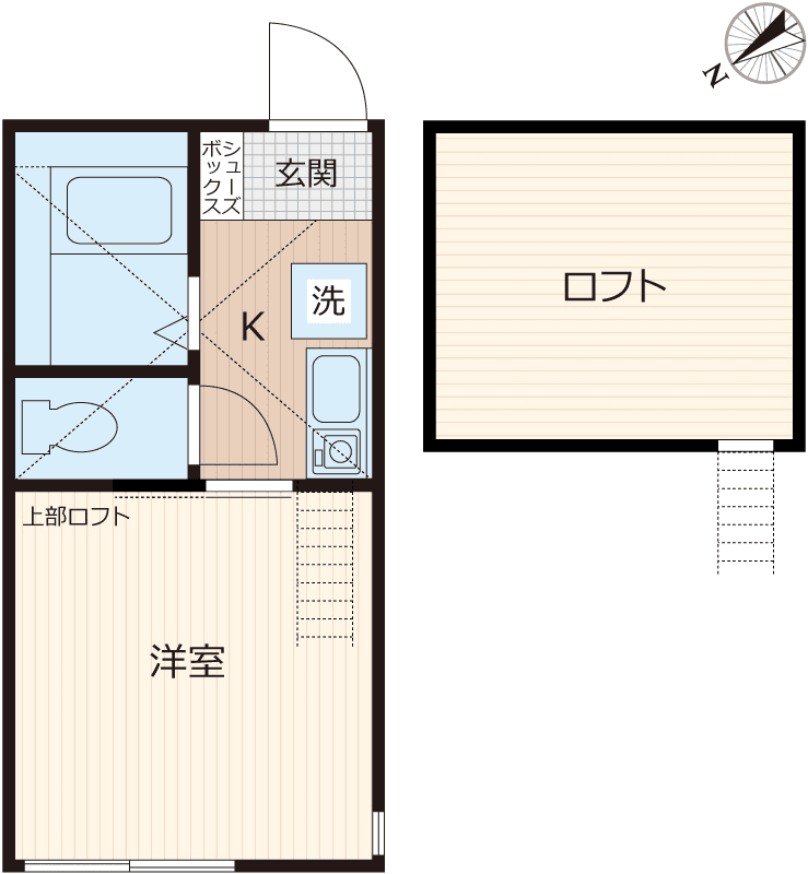 Denah unit P000218 — 1K