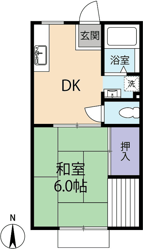 Sơ đồ bố trí căn P000373 — 1DK