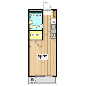 P000387 매물 평면도 — 1K