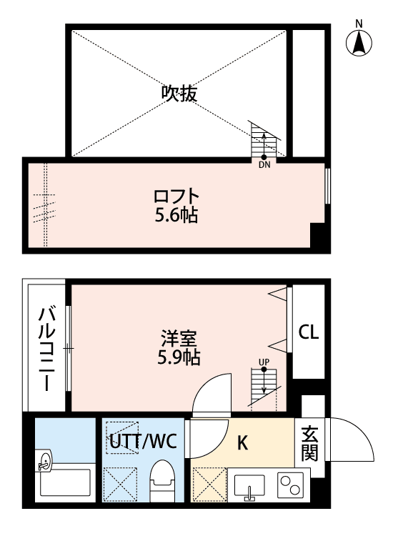 Floor plan of unit P000876 — 1K