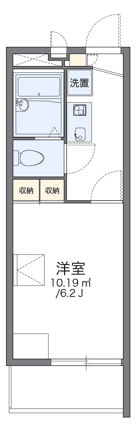 Denah unit P000648 — 1K